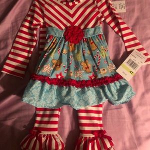 Toddler girls Christmas outfit